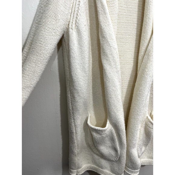 J. Crew Womens Oversized Wool Blend Open Front Long Cardigan Shawl Collar Knit S - Picture 5 of 15